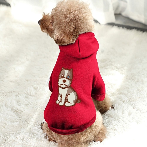 Chappy Pet Hooded Sweatshirt for Dogs Pink - Image 5