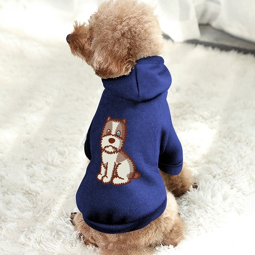 Chappy Pet Hooded Sweatshirt for Dogs Pink - Image 9