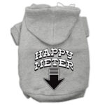 Happy Meter Grey Dog Hoodie 3XL | Pet Sweatshirt