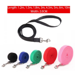 Nylon Dog Training Leashes Multiple Sizes