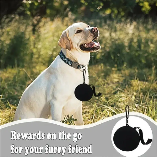 Silicone Dog Treat Pouch Portable Travel Bag - Image 4