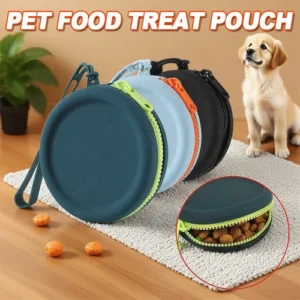 1Pc Silicone Dog Food Bag for Pet Food Storage & Travel