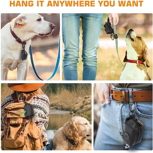 Adjustable Dog Poop Bag Holder for Leash Attachment - Image 6