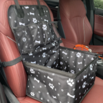 Dog Car Seat with Storage Pockets for Safe Pet Travel