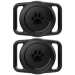 2 Pack Apple AirTag Dog Collar Holder Waterproof Case