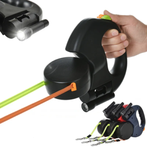 3m Retractable Dog Leash for Small Dogs Dual Reflective