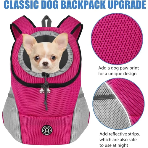 Dog Backpack Carrier Travel Bag for Small Pets - Image 2