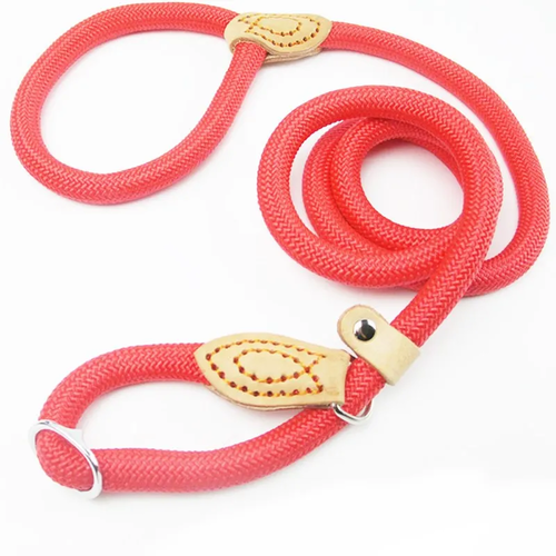 Heavy Duty Dog Slip Rope Lead Adjustable Braided Leash - Image 4
