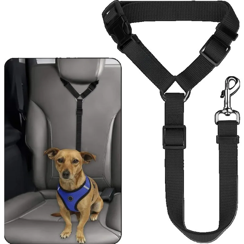 Solid Color Dog Car Backseat Safety Belt for Safe Travel - Image 5