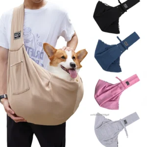 Comfortable Dog Crossbody Shoulder Bag for Small Pets