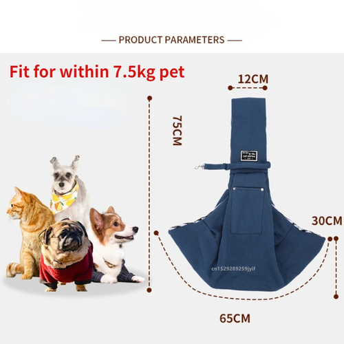 Comfortable Dog Crossbody Shoulder Bag for Small Pets - Image 2