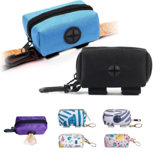 Adjustable Dog Poop Bag Holder for Leash Attachment