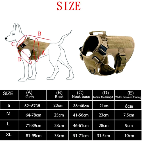 K9 Tactical Military Vest for Working Dogs - Image 3