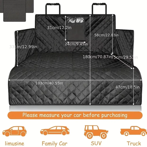 Wear-resistant Dog Car Seat Cover For SUV Waterproof - Image 5