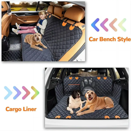 Waterproof Back Seat Hammock Cover for Dogs & Cars - Image 3