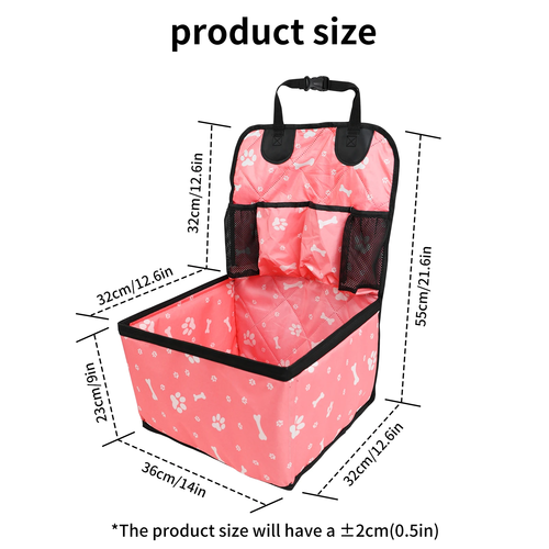 Dog Car Seat with Storage Pockets | Universal Cover - Image 4