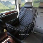 Quilted Waterproof Dog Car Seat Cover Anti Slip Fabric
