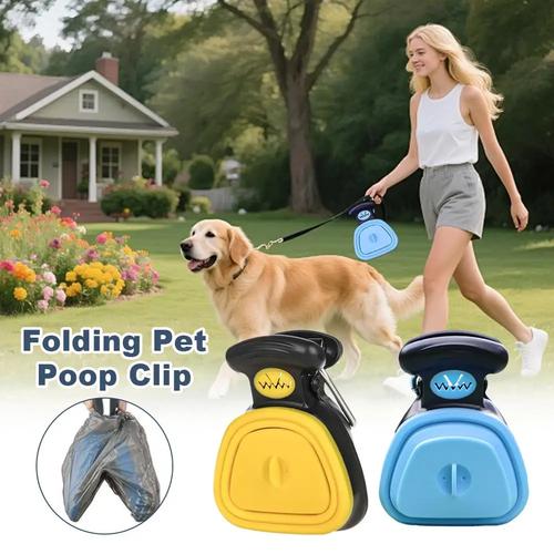 Foldable Dog Pooper Scooper Portable Travel Tool - Image 2