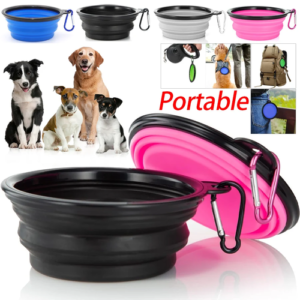 Dog Collapsible Bowls for Water or Feeding Use