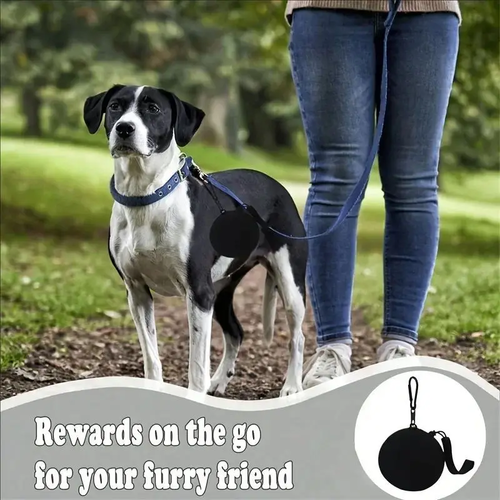 Silicone Dog Treat Pouch Portable Travel Bag - Image 3