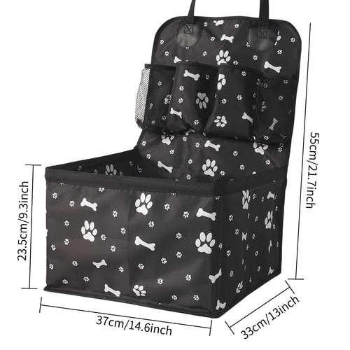 Dog Car Seat with Storage Pockets for Safe Pet Travel - Image 3