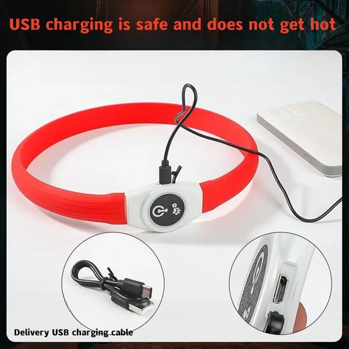 LED Luminous Dog Collar PVC Waterproof for All Dogs - Image 4