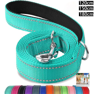 Summer Dog Harness Collar Lead Strap Night Reflective Set