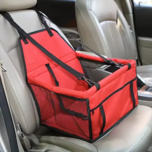 Dog Car Seat Cover Foldable Hammock Pet Harness Safe Travel - Image 4
