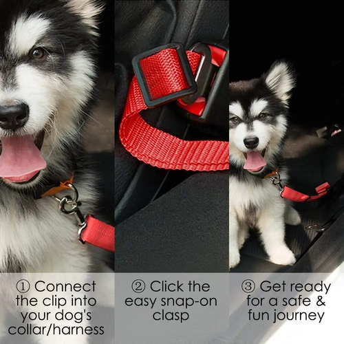 Dog Car Seat Belt Safety Protector for Travel - Image 3