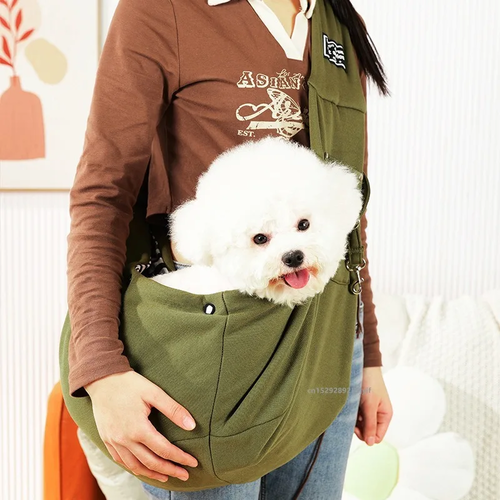 Comfortable Dog Crossbody Shoulder Bag for Small Pets - Image 6