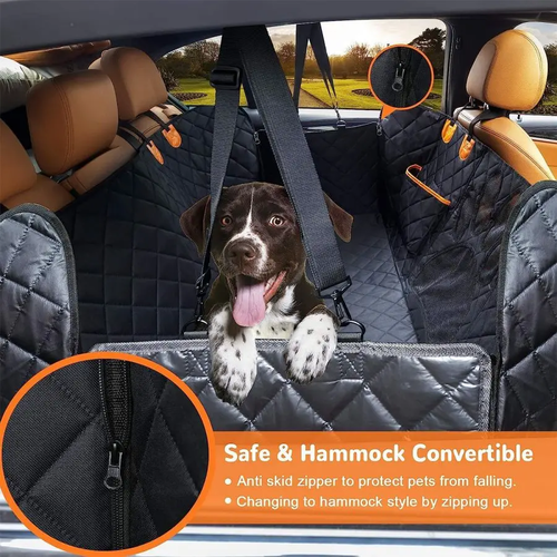 Waterproof Back Seat Hammock Cover for Dogs & Cars - Image 5