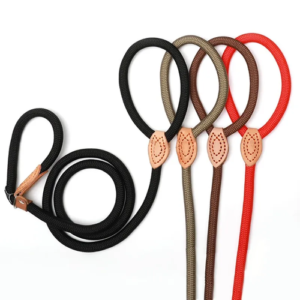 Heavy Duty Dog Slip Rope Lead Adjustable Braided Leash