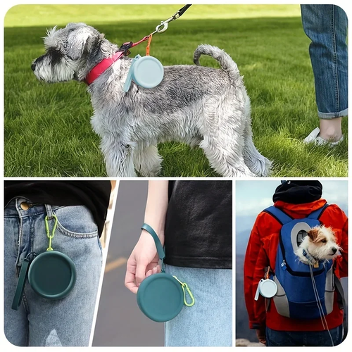 1Pc Silicone Dog Food Bag for Pet Food Storage & Travel - Image 4