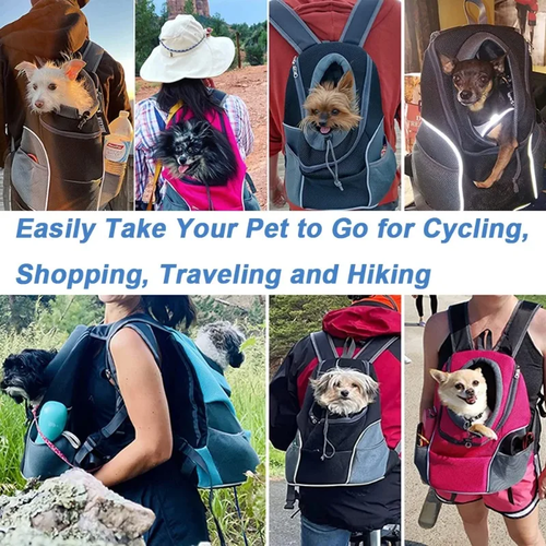 Dog Backpack Carrier Travel Bag for Small Pets - Image 6