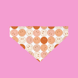 Stay Happy Bandana for Dogs | Cute Pet Neckwear